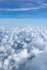 Fototapeta premium nubes desde el cielo