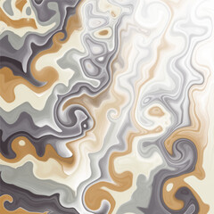 Abstract minimalist wall composition in beige, gray, brown, black colors. Modern creative hand drawn background.