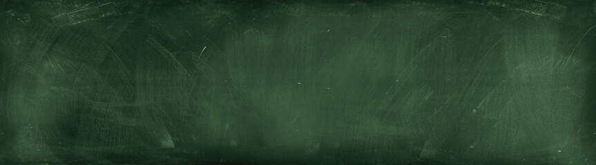 Fototapeta Chalk rubbed out on green chalkboard background obraz