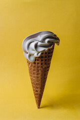 ice cream cone sweet bright colorfully food