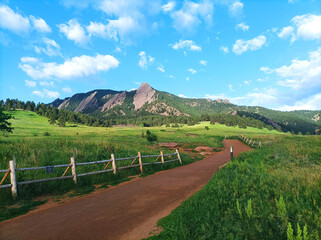 Flatirons in Boulder, Colorado, United States