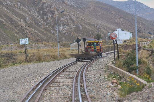 Tren en La Oroya Per&uacute;