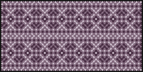 Multicolor truchet tiling connections illustration