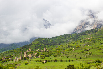 Medieval towers of Ingushetia