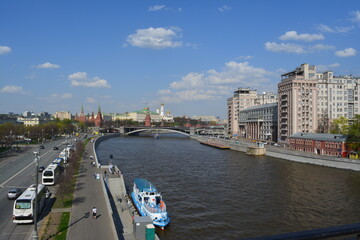Naklejka premium one of the sunny days in Moscow