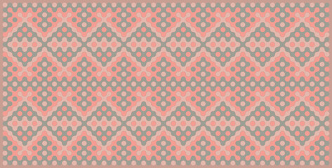 Multicolor truchet tiling connections illustration