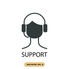 support icons  symbol vector elements for infographic web