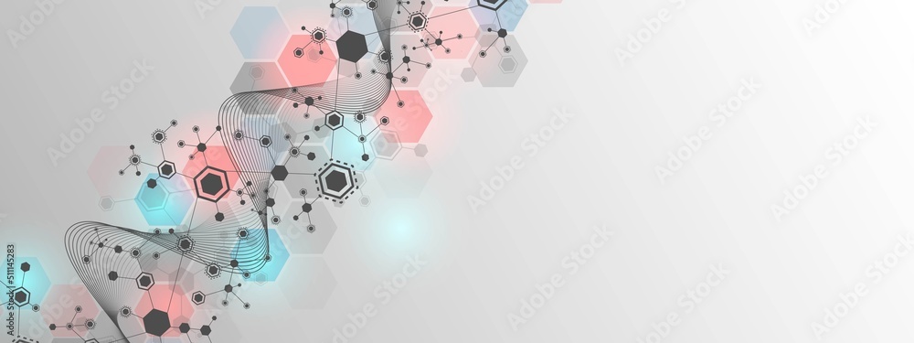 Poster vector halftone background frame. hexagon connection pattern. block diagram. digital wave. glow star