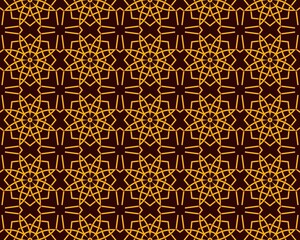 Seamless pattern of black and gold tones stock illustration