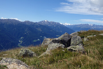 Blick vom Orenknott zur Ortlergruppe