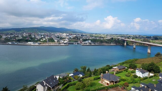 Panor&aacute;mica de la r&iacute;a de Ribadeo, Galicia