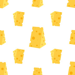 Cheese seamless background. Cheese pattern