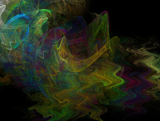 Imaginatory fractal abstract background Image