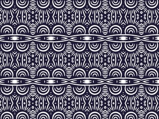 Obraz premium Seamless pattern with leaves, leaf and flowers, creative work hand drawing background. Fabric print ornamental design. Digital art illustration