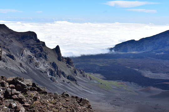 Maui Hawaii Haleakala  volcano