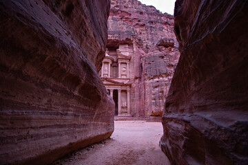 The Treasury (Al-Khazneh) in Petra, Jordan