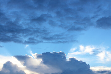 Dark sky before strom,sea ,daylight