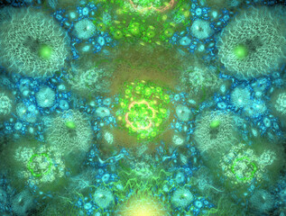 Imaginatory fractal abstract background Image