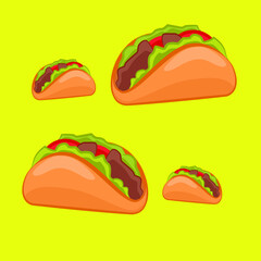 Tacos, Tacos al pastor, comida mexicana, tacos de carnitas, Tacos de longaniza, Tipicos, Tacos de carne asada, vector, gratis, Tacos de cochinita, Tacos de birria (carne de chivo/cabrito)