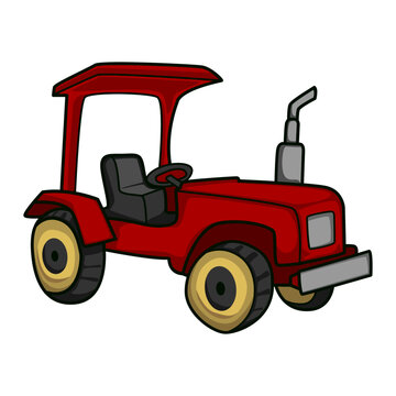 Tractor vector illustration