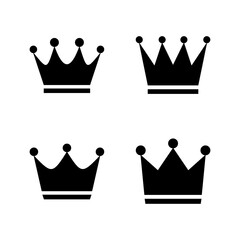 Crown icon vector. crown sign and symbol