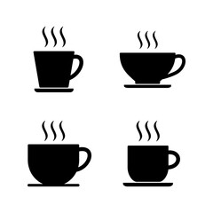 coffee cup icon vector. cup a coffee sign and symbol