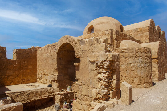 Ruins of the Qusayr Amra ancient city in the Jorden