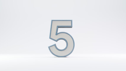 number text gray in background gray 3d illustration rendering, countdown text number text gray color for flyer design, background and etc