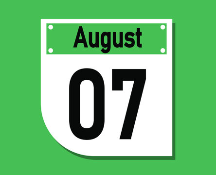 7 August" Images – Browse 231 Stock Photos, Vectors, and Video | Adobe Stock