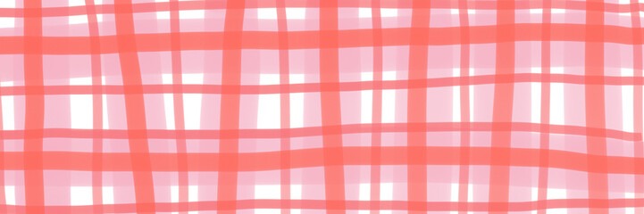 Hand-drawn cross decor illustration,
手描きチェック模様の装飾デコレーション