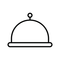 Tray of Food Icon color editable