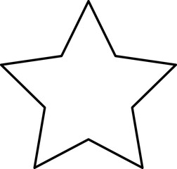  Best Star Icon Vector Illustration line art on white background..eps