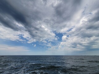 clouds over black sea 