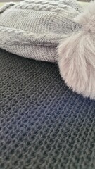 Fototapeta na wymiar close up of a knitted sweater