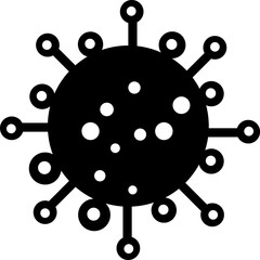 Corona Virus Icon Vector Illustration on white background..eps