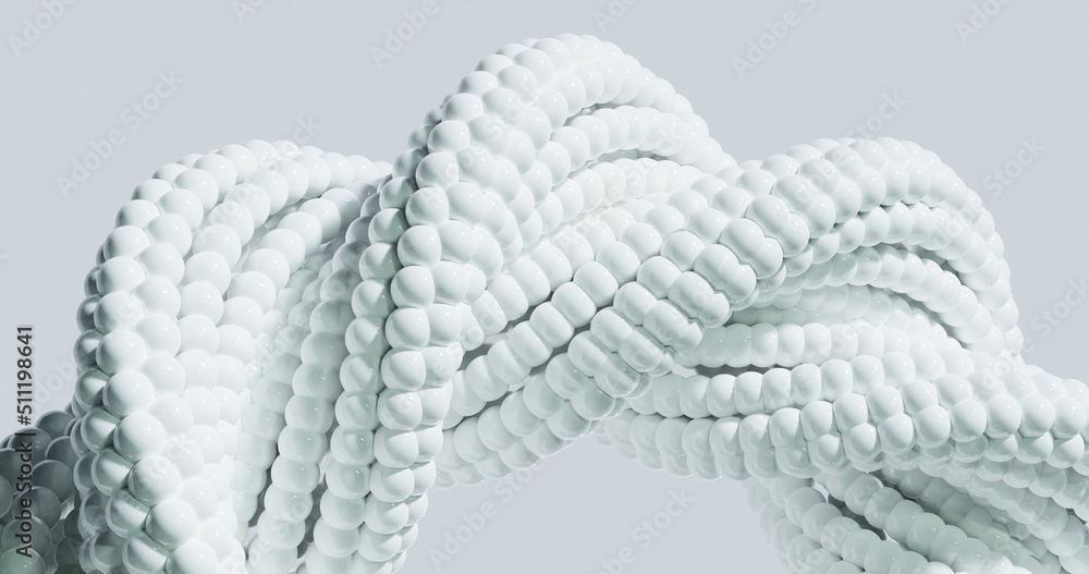 Fototapete pure white minimal abstract shape background wallpaper with copy space.glow particle abstract proced