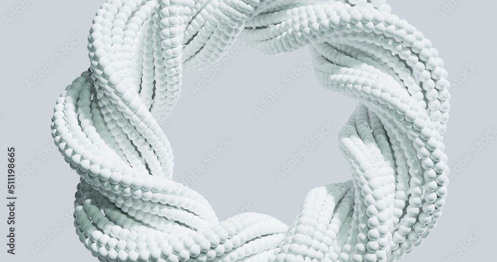 Aufkleber pure white minimal abstract shape background wallpaper with copy space.glow particle abstract proced