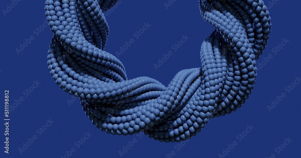 Aufkleber dark blue abstract shape background wallpaper with copy space.glow particle abstract procedural form