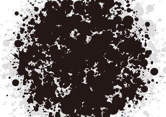 Fototapeta premium 墨・インクが飛び散ったしぶき背景