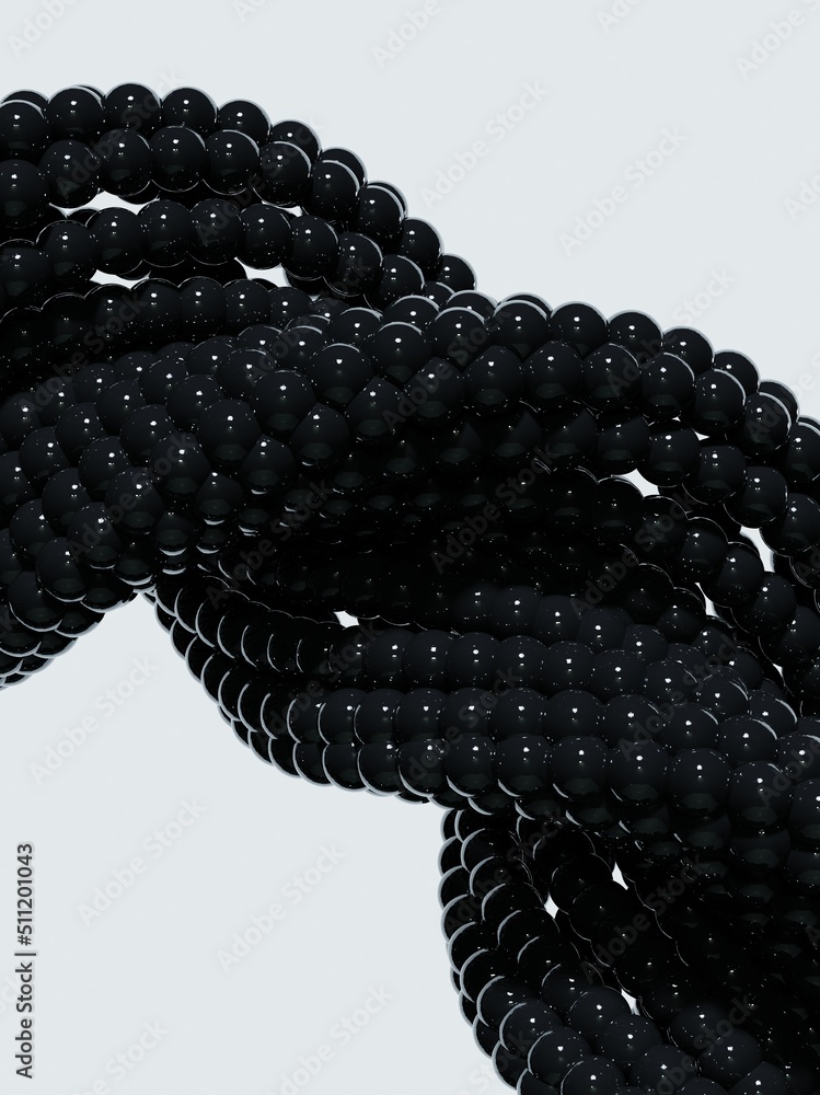 Aufkleber white and black abstract shape background wallpaper with copy space.glow particle abstract procedura