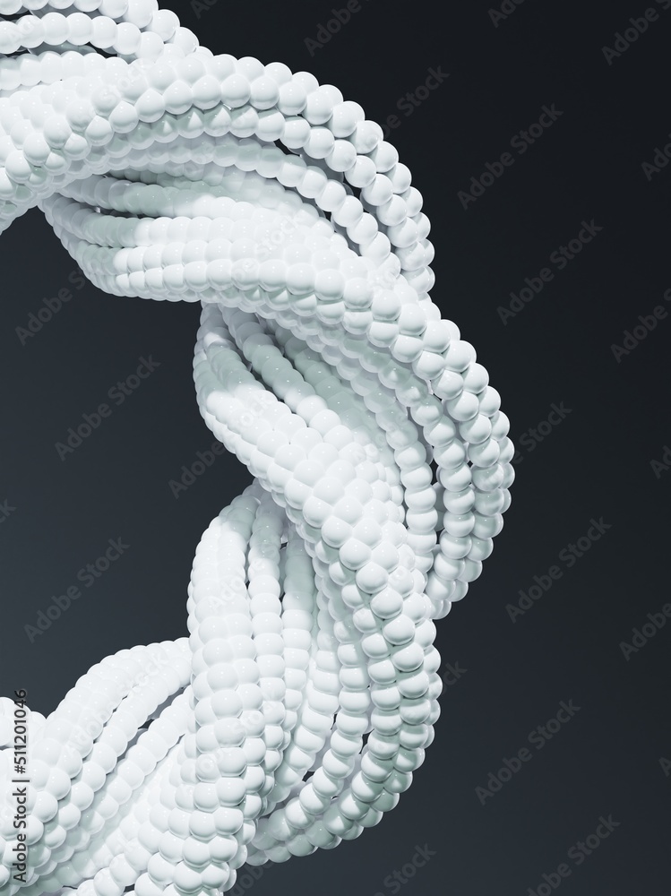 Aufkleber white and black abstract shape background wallpaper with copy space.glow particle abstract procedura