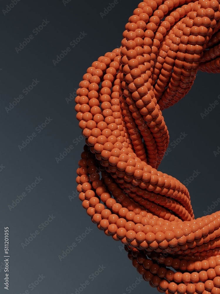 Aufkleber orange and black abstract shape background wallpaper with copy space.glow particle abstract procedur