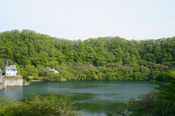 樽水ダムの風景（宮城県名取市）