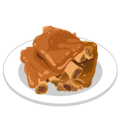 テビチのイラスト