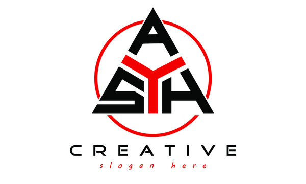 SAH logo. SAH letter. SAH letter logo design. Initials SAH logo