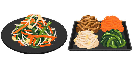 ナムルのイラスト