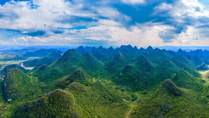 Naklejka premium Natural scenery of Guilin, Guangxi, China
