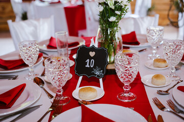 Decoración de mesas de matrimonio