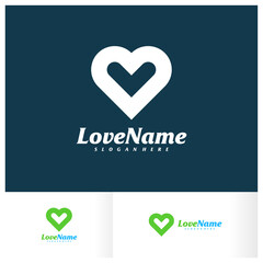 Love logo design vector template, Creative Love logo concepts illustration.