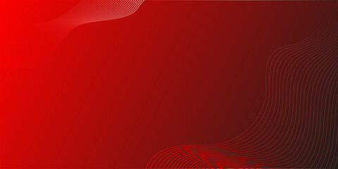 Red abstract background with lines Simple original abstract flame wave background with beautiful soft shapes.